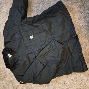 Vintage Carhartt Jacket C55 Extremes Quilt insulated Coat, Mens 2XL, Black